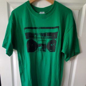 Vintage Ghetto Blaster Tee shirt - Green Mens Large